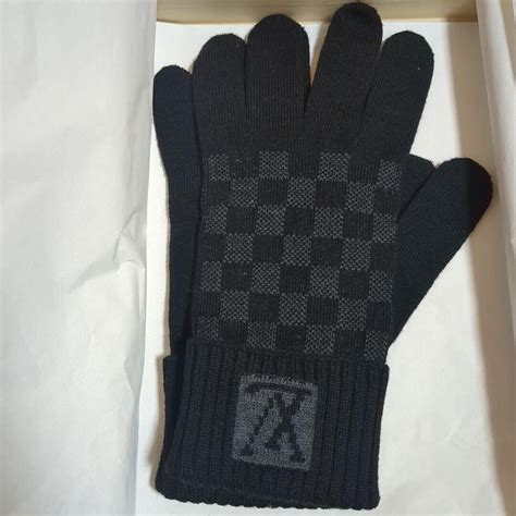 louis vuitton damier gloves brown|louis vuitton head gloves.